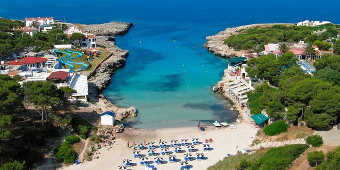 Cala Blanca en Menorca